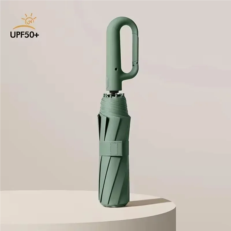 Automatic Umbrella for Men Women Fully Opened Ring Buckle Design 20 Ribs Extra Large Folding Strong Sunshade Double Umbrella