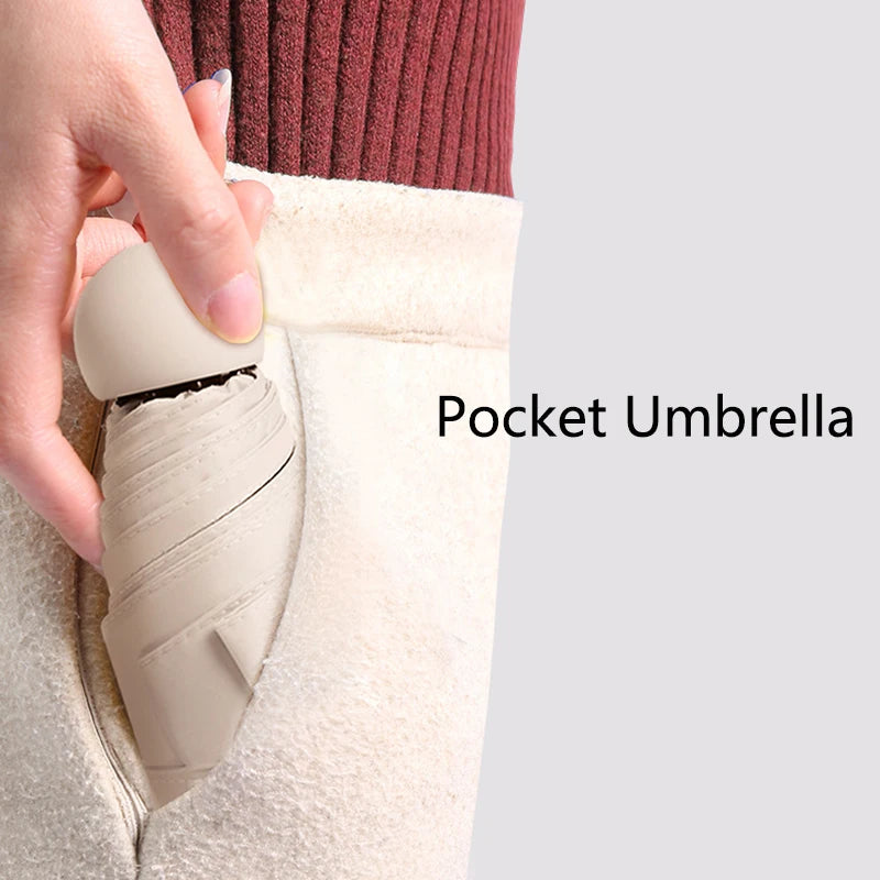 Mini Capsule Umbrella Sunny Rainy Umbrella Rainproof Anti-UV Sunshade Umbrella Pocket Sunscreen Light Umbrella Portable Paraguas