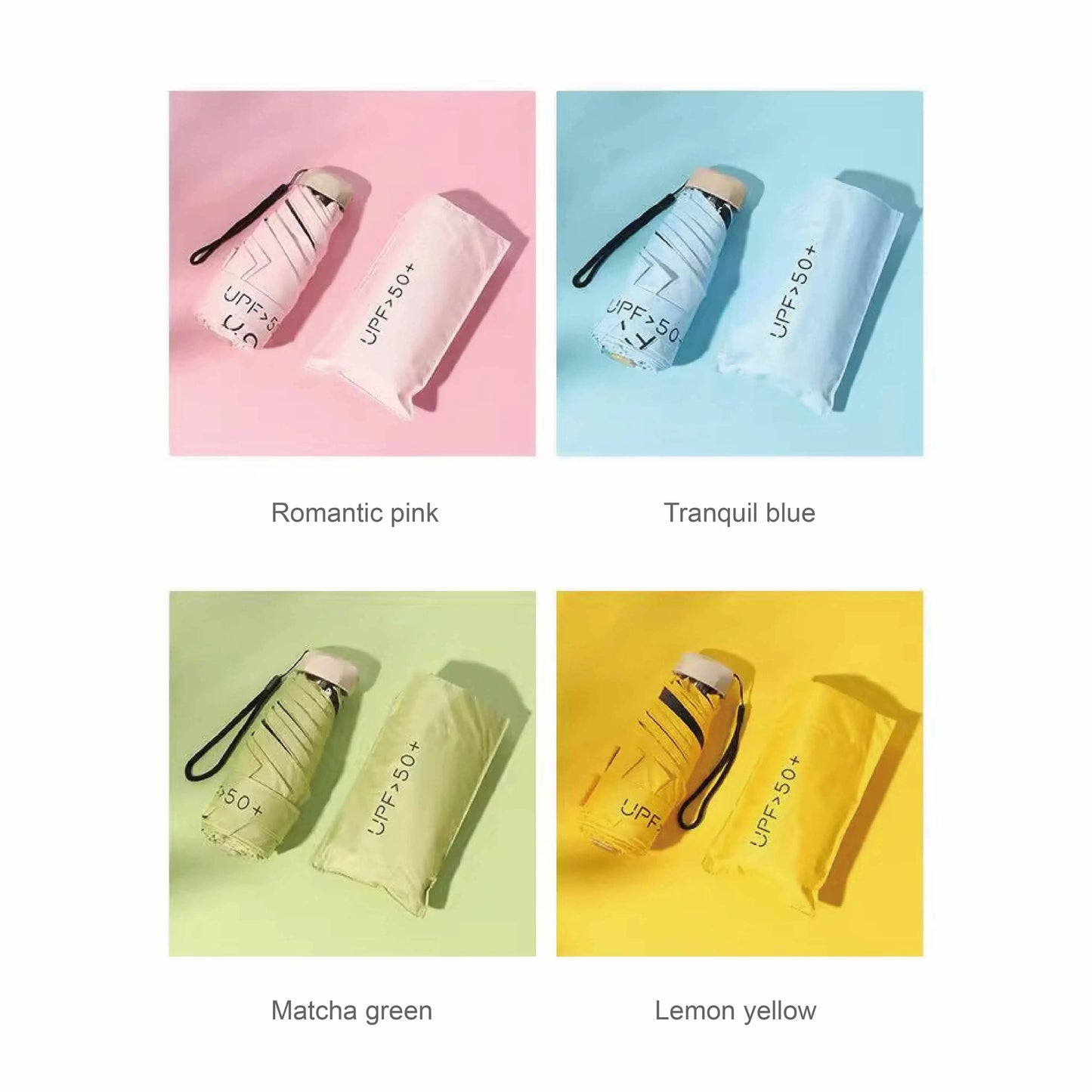 Mini five-fold umbrella sun protection sun umbrella sun protection anti-ultraviolet small and portable men and women fashion sun