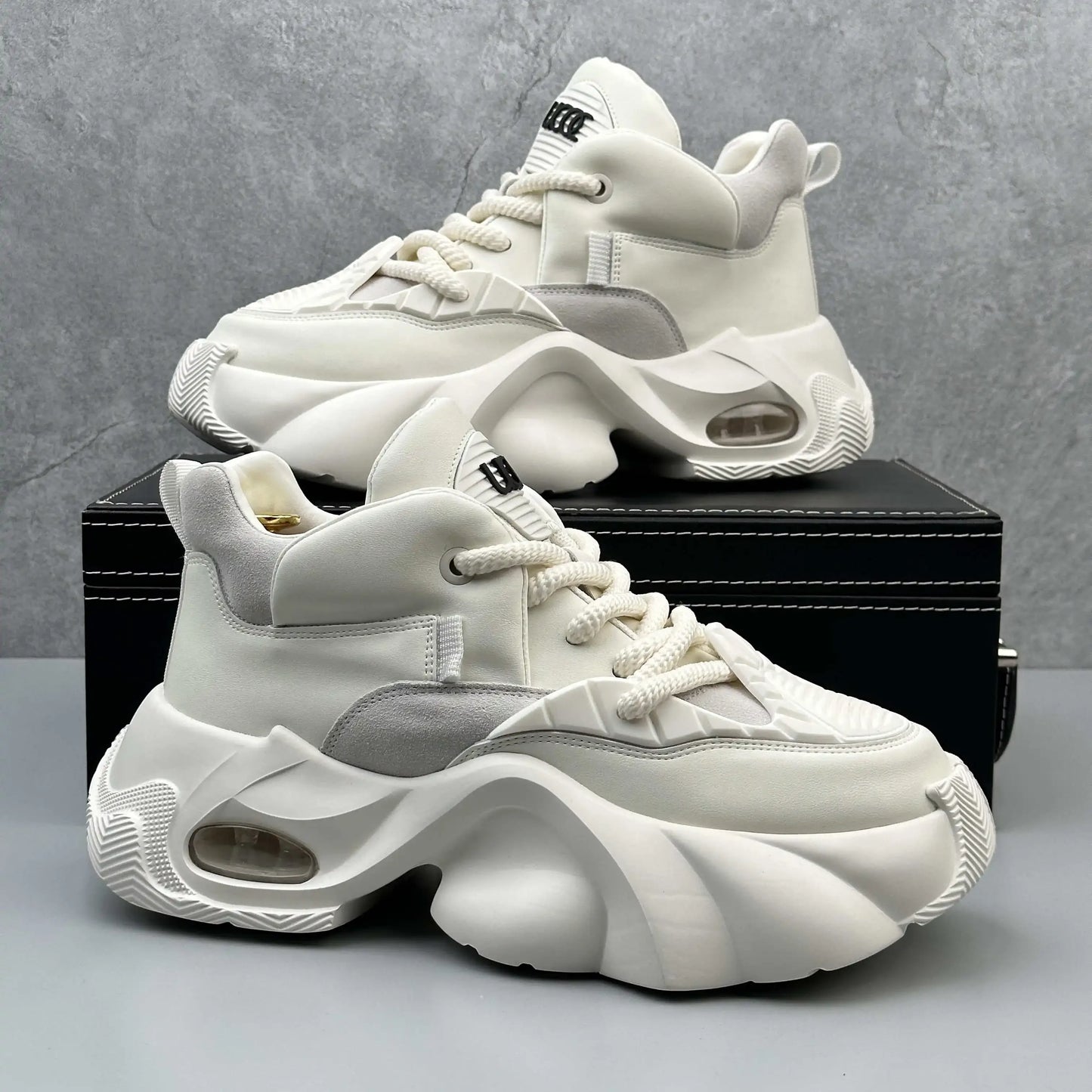Platformed High Platform Men's Flat Sneakers Heels Sport Dress Weddingfriend Shoes Man Items Skor Classical Health Shooes