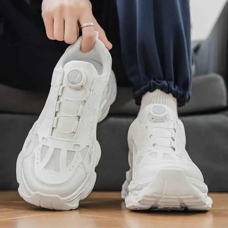 Round Nose Moccasin Men's Light Shoes Mining Men's Hiking Shoes Purple Sneakers Men Sports Shose Exerciser Runners Outside